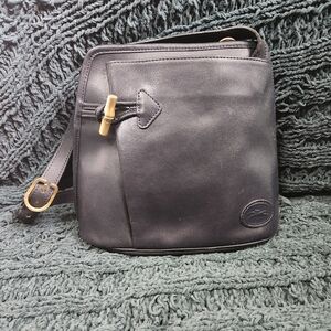 Longchamp Vintage Roseau Navy Bag